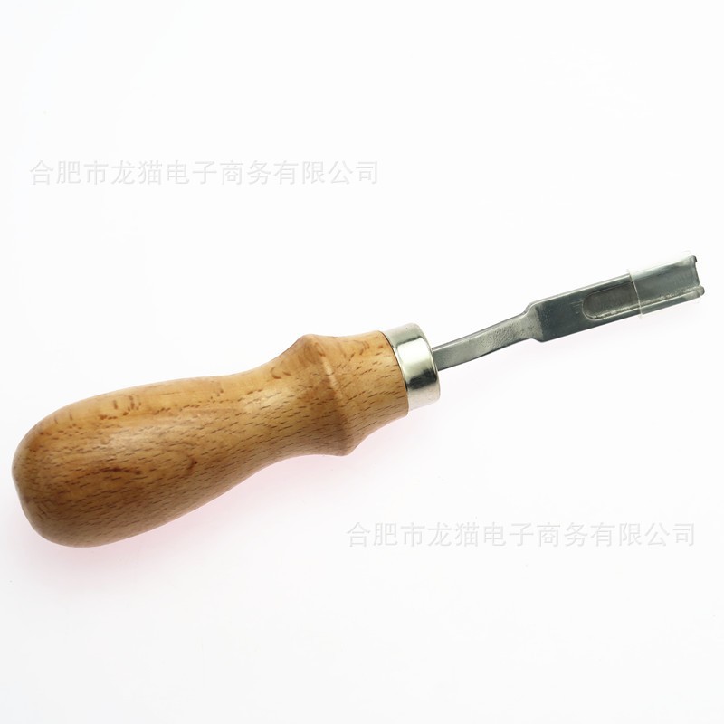 Cuchillo de corte de borde de sándalo cuchillo biselado dispositivo DIY herramienta de cuero recorte borde cortador de borde de cuero Shaper