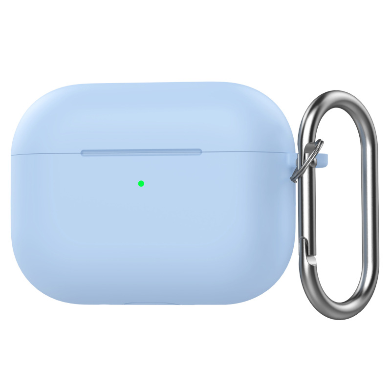 适用airpodspro3保护套防摔纯色硅胶耳机壳airpodspro3耳机保护套|undefined