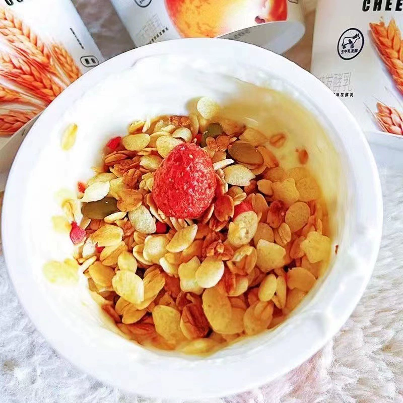 Miafei Chewed cereal stir-fried yogurt drink 150g meal replacement cup filled with whole box of casual snacks to satisfy your appetite