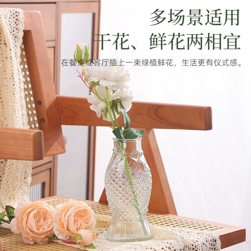 Простой современный европейский стиль креативная стеклянная ваза прозрачная вода для выращивания цветов