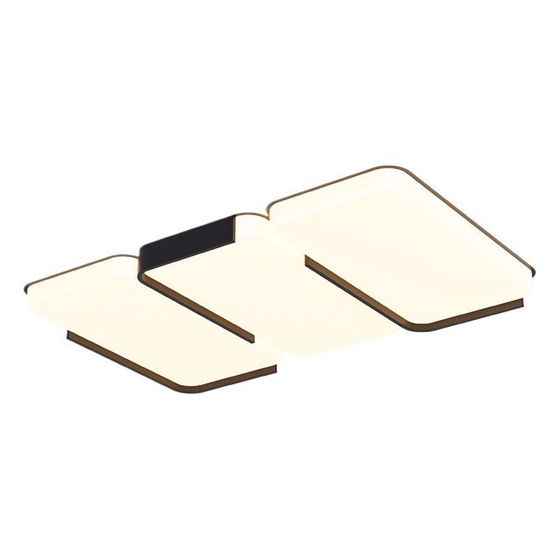 Lámpara de sala de estar, atmósfera simple, moderna, luz principal creativa, 2025, nueva lámpara de techo, paquete de iluminación de Guangdong Zhongshan para toda la casa