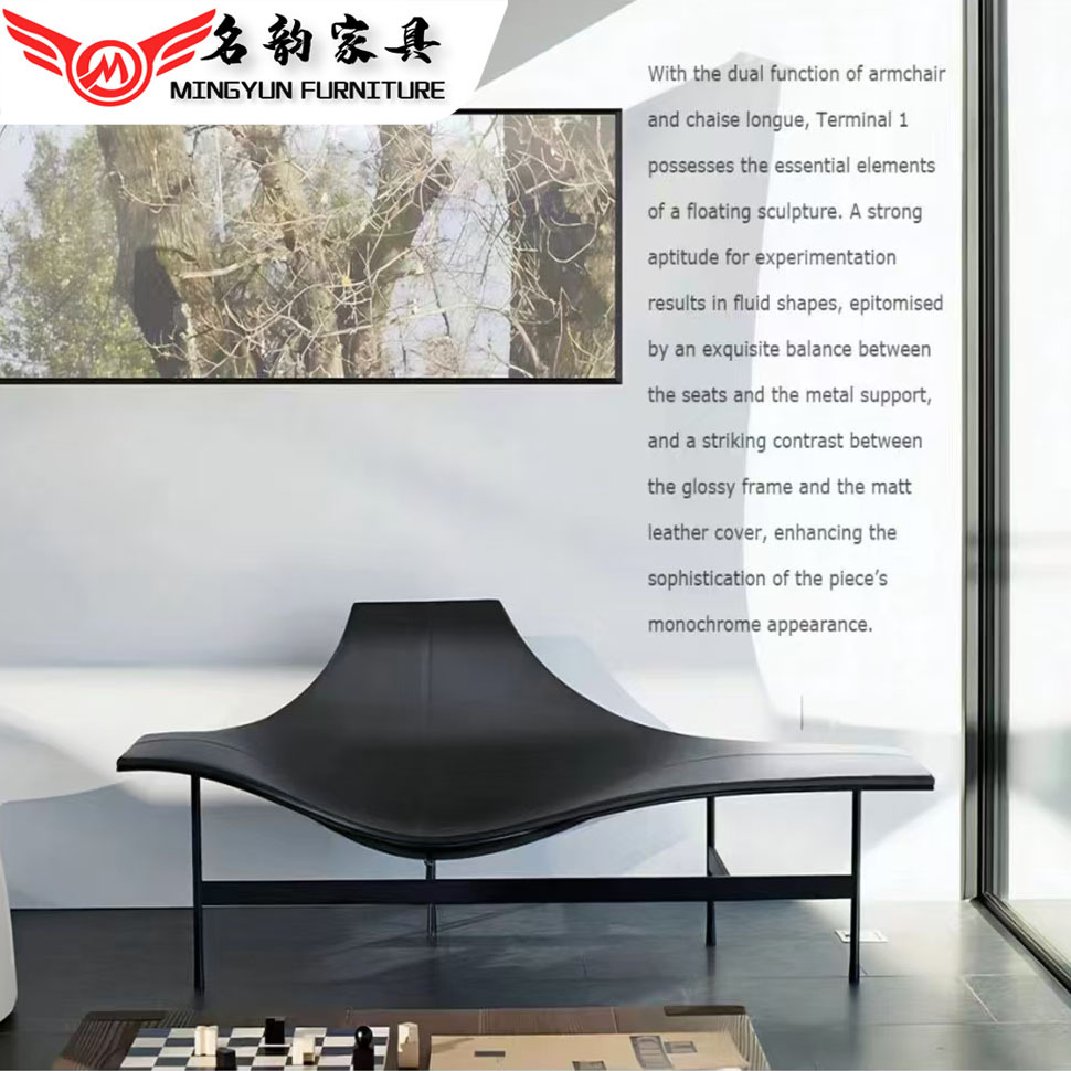 Customized Terminal One Chair, Special-Shaped Massad Recliner, Designer Creative Special-Shaped Living Room Leather Art Leisure Chair
