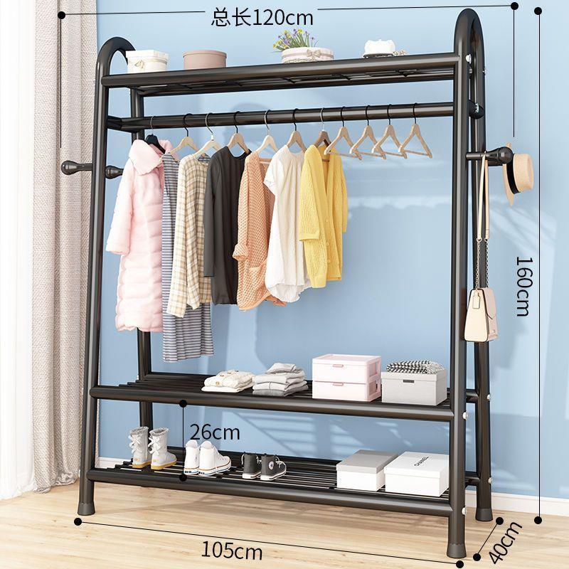 120cm 상하 3그물 블랙 + 코트고리