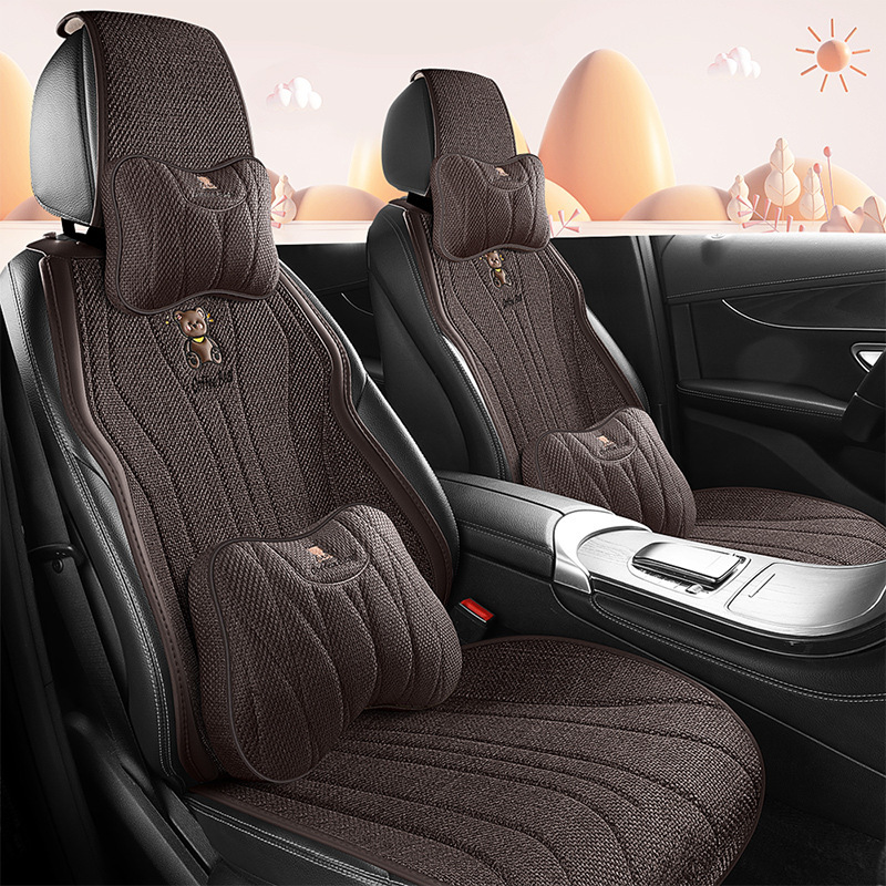 適用シュコダック明鋭pro速派専用シートカバー四季通用シートカバー半包シートクッション自動車クッション|undefined