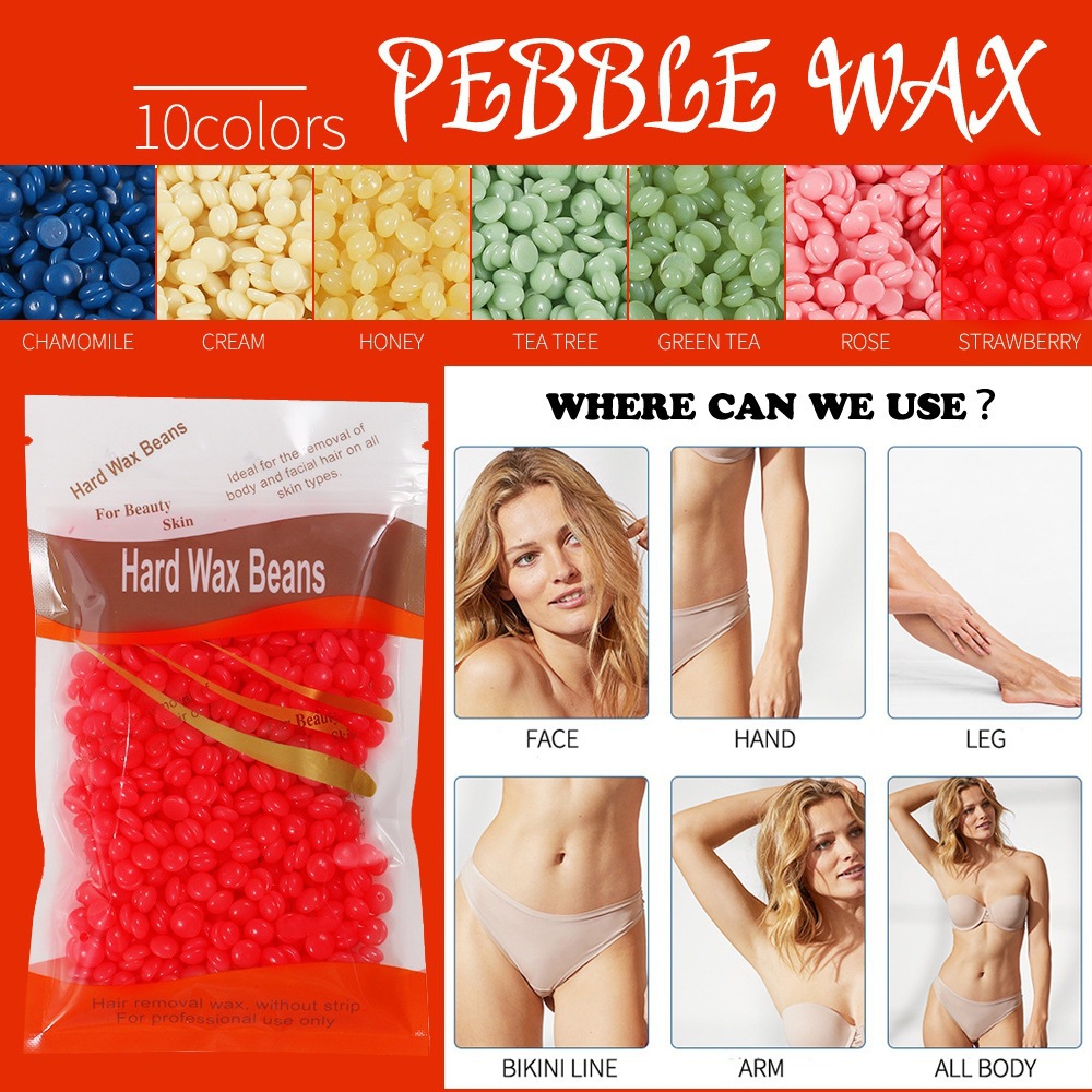 Hair removal cream, hair removal wax contains rose, 50g 3