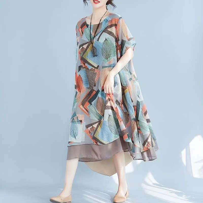 Shiffon summer dress