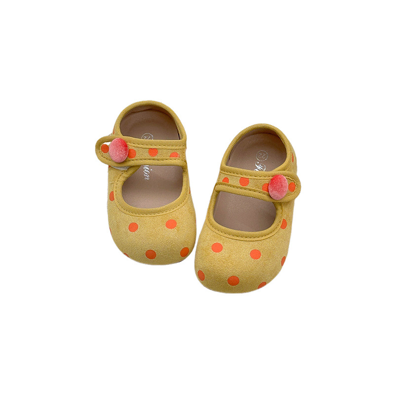 Niñas de dopamina ondulación de zapatos de soja suave primavera 2026 nuevo estilo casual versátil anti-deslizante princesa zapatos solos
