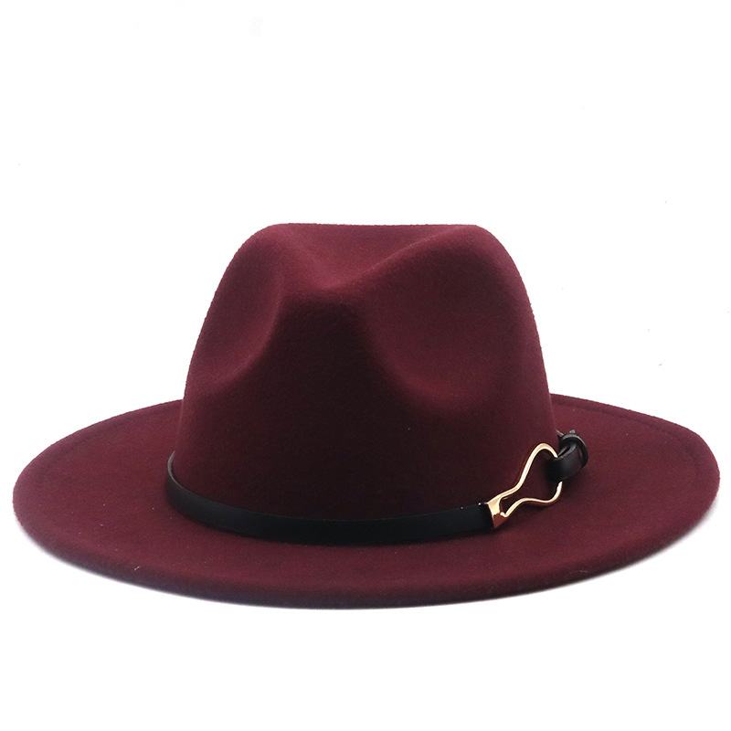 Retro Bright Color Jazz Woolen Hat Wholesale Nihaojewelry display picture 15