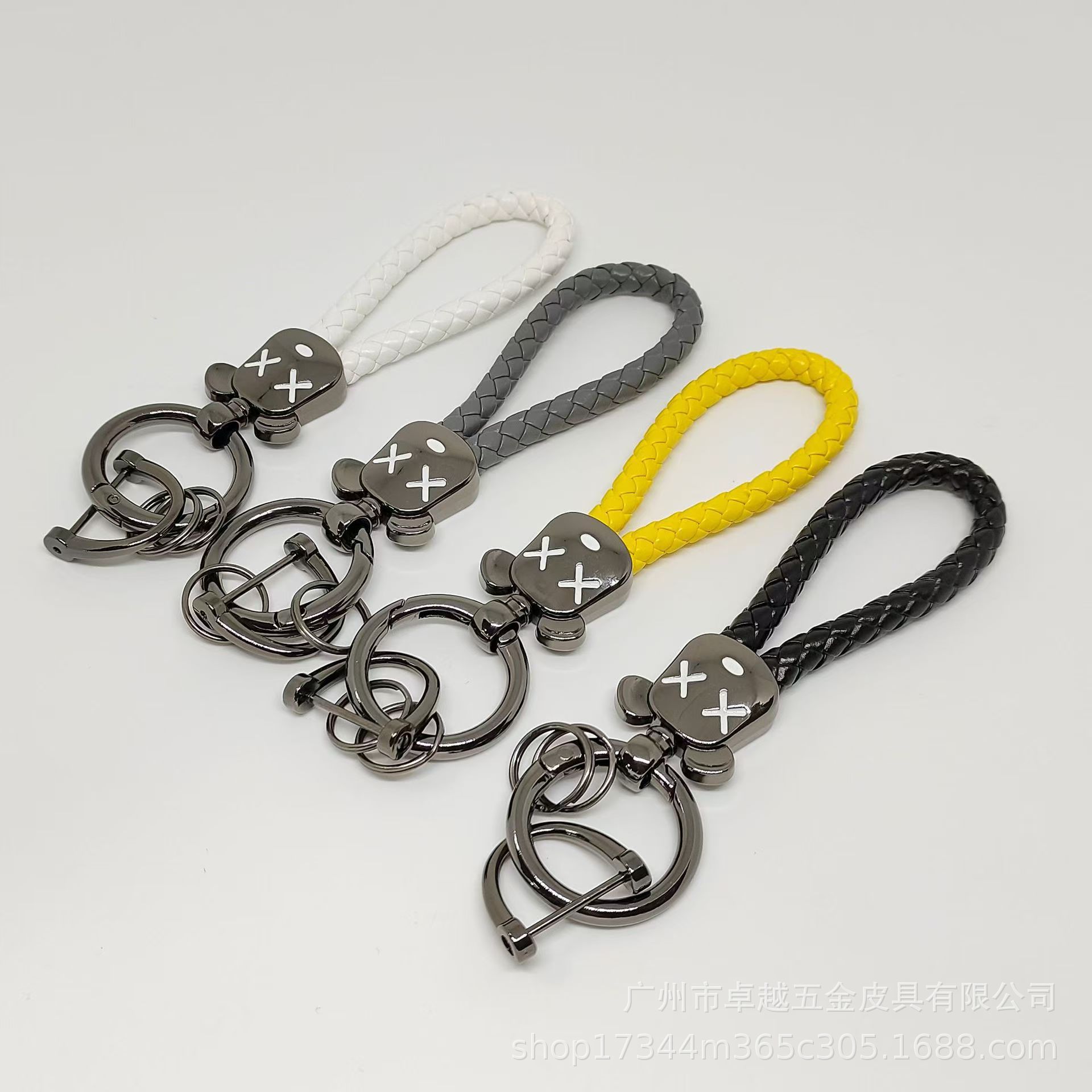 Woven cartoon keychain