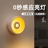 Creative T36 automatic wireless intelligent human body induction charging LED night lights bedroom wardrobe channel