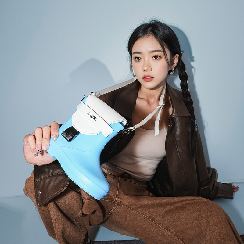 Cute Cartoon Rain Boot Shoe Bag 2026 New Trendy Niche Design Quirky Phone Crossbody Small Bag Fashion