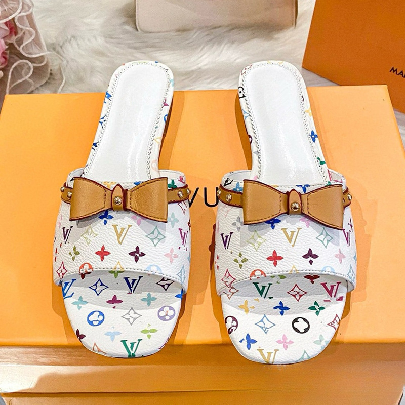 Lujia women's bow-tie sandals 2026 new model ballet flats with round toe and metal buckle