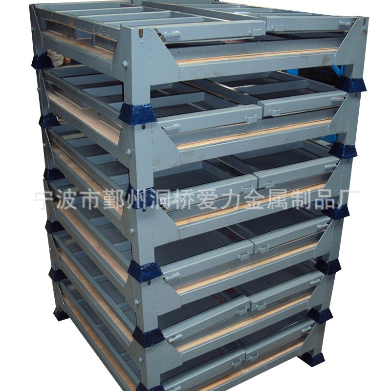 宁波金属料箱料箱厂家吊挂式周转箱堆叠工业仓储转运不锈钢