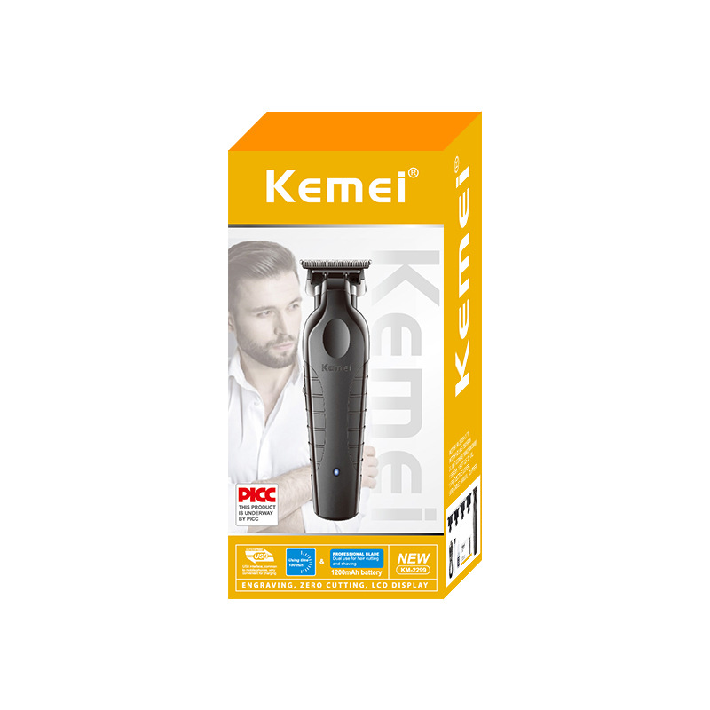 Cortadora eléctrica Kemei KM-2299 cortadora de pelo universal de alta calidad transfronteriza cortadora eléctrica cortadora de tallado de cabeza de aceite