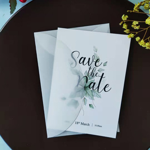 2021 New Casual and Attractive Transparent Sulfuric Acid Paper Envelope Wedding Invitation Wedding Invitation Invitation Envelope Cover