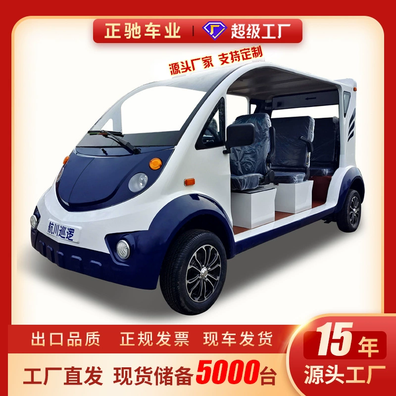 5 8 полностью закрытых электрических патрульных машин