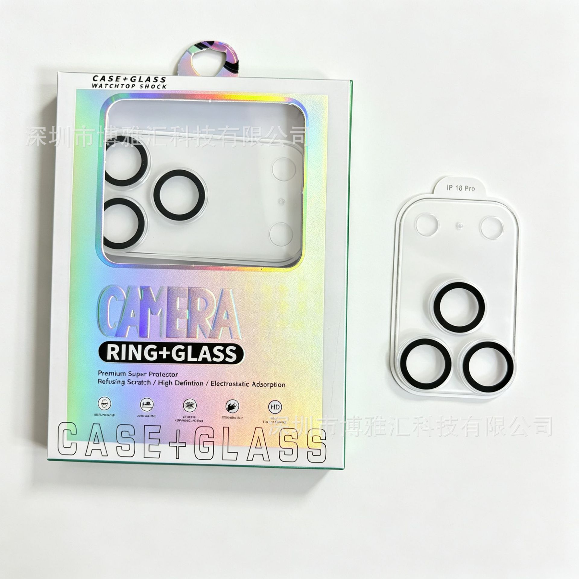 Mica Protectora de Lente para iPhone 17 Pro Max y 18 Pro de Vidrio Templado y Acrílico