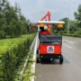 修剪四轮电动绿化带修剪车