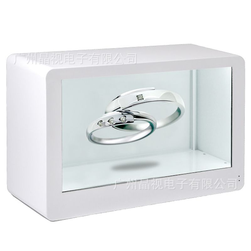 厂家自销 65寸透明液晶展示柜 3D透明屏展柜 触摸互动透明橱窗