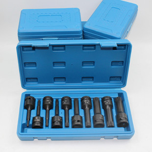Pneumatic hexagon socket six-flower RT sleeve set air gun batch head plum blossom 12-angle screwdriver head pneumatic screwdriver sleeve
