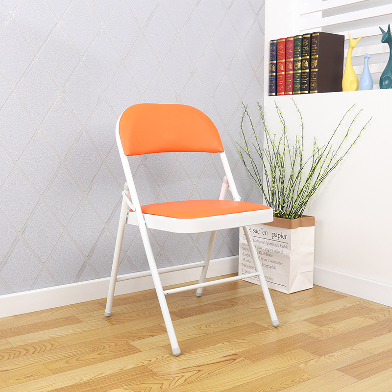 두꺼운 강판 받침대 더블 스폰지 화이트 레그 오렌지 국수