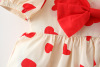 Summer children's skirt with bow girl's, 2021 years, puff sleeves