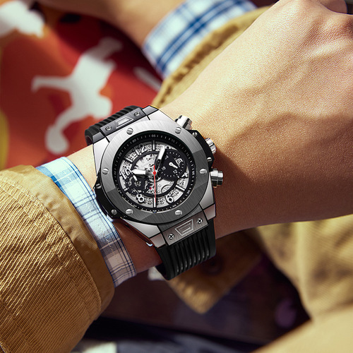 New Kingston brand watch cross-border men's watch sports silicone fashion calendar quartz watch wholesale