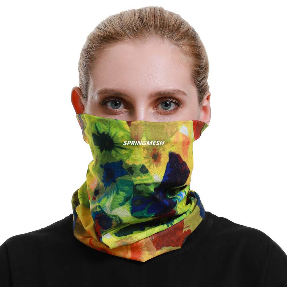 Outdoor Sun Protection and Uv Protection Ear-Hanging Mask for Summer, Breathable Sunshade for Men and Women, Neck Protection, Cycling Neck Gaiter, Headscarf