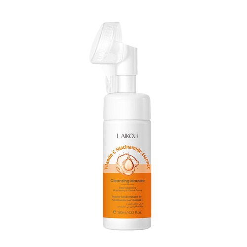 LAIKOU Vitamin C Niacinamide Cleansing Mousse 120ml New Packaging Facial Care Cleansing Pores Cleansing