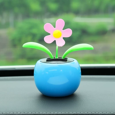 Car ornaments Interior Decoration Popular Car Sunflower - blue