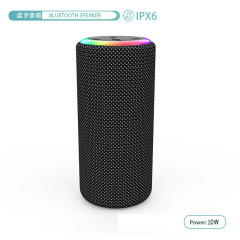 ギフトbluetoothスピーカー防水ポータブル円柱型bluetoothオーディオカード屋外布芸音響国境を越えた対外貿易