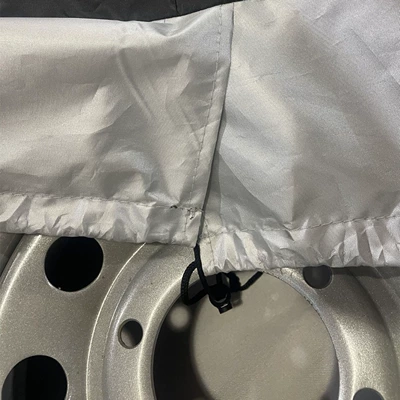 Silver-coated tire cover spare tire Spare wheel cover