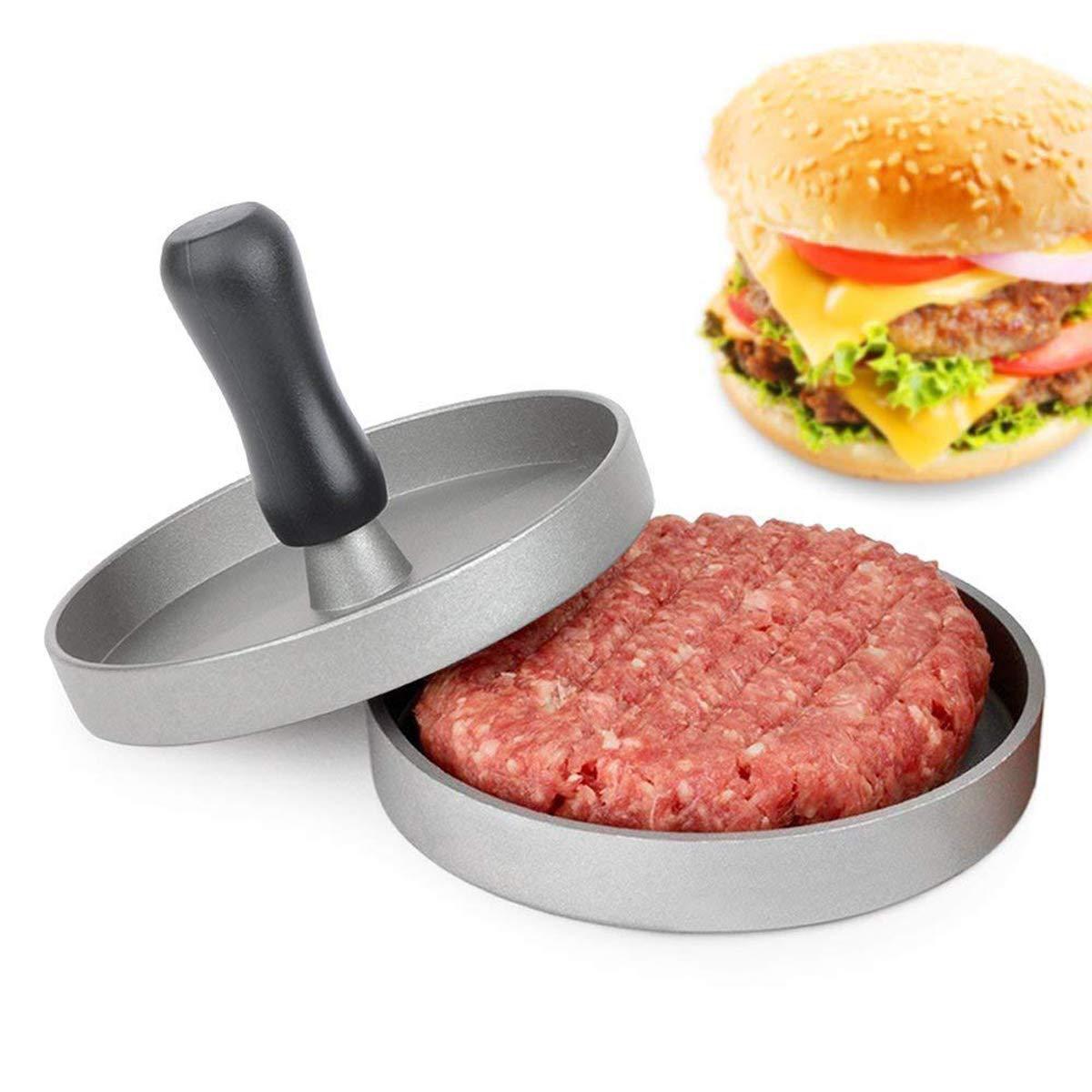 亚马逊汉堡压肉器铝合金家用肉饼模具多功能厨房早餐制饼圆形模具