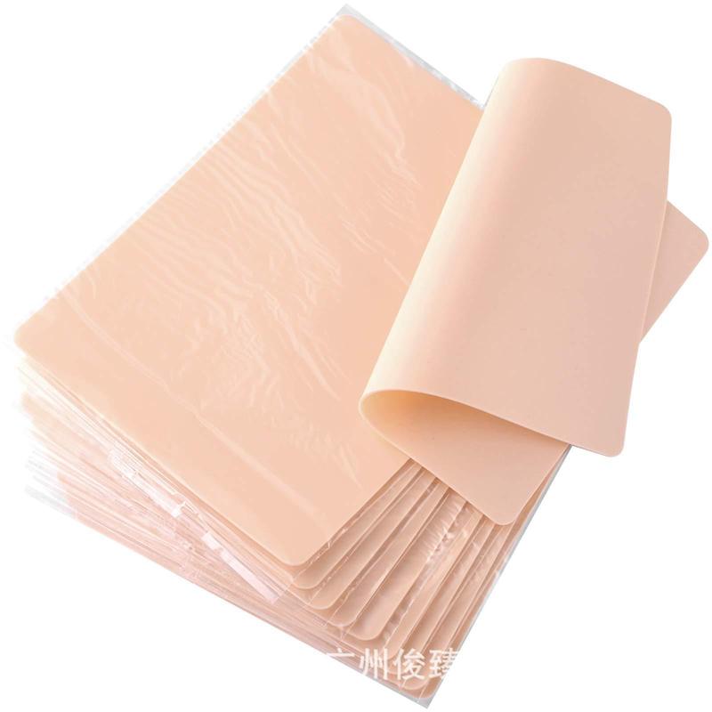 1mm Blank Tattoo Practice Skin Double-Sided Blank Skin Silicone Small Skin Tattoo Fake Skin Tattoo Embroidery Small Pink Skin 1mm Blank Tattoo Practice Skin Double-Sided Blank Skin Silicone Small Skin Tattoo Fake Skin Tattoo Embroidery Small Pink Skin