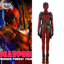 漫樱洛 女死侍cos服女版Deadpool连体衣紧身衣cosplay服装衣服