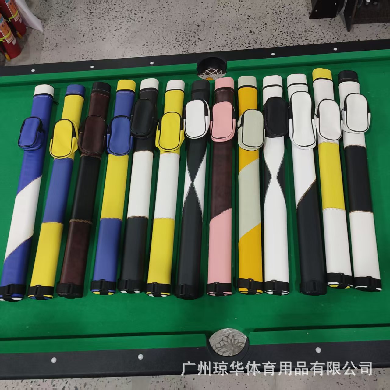 特价1/2球杆杆筒1B1S杆桶2孔杆筒多款颜色随机发货台球用品配件