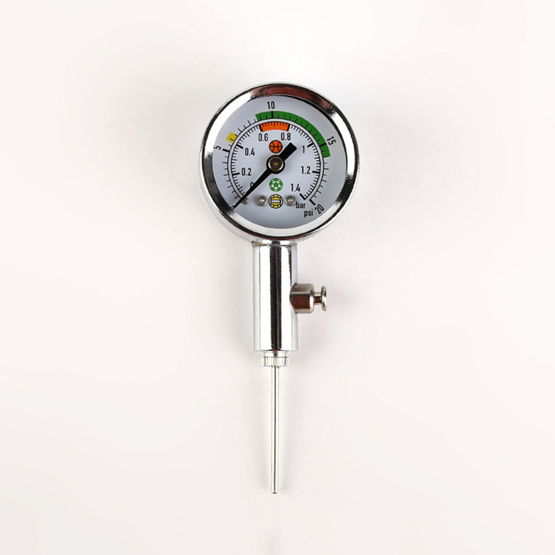 Metal needle type ball type barometer, stainless steel ball type referee equipment pressure gauge, gas measuring meter pressure tester