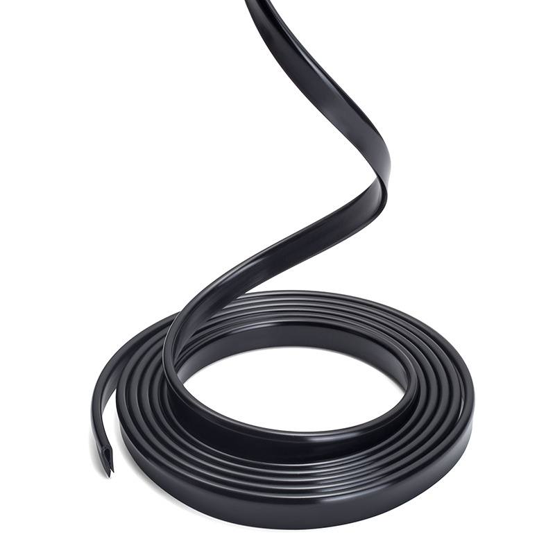 Tira protectora de vidrio en forma de U, tira decorativa anticolisión, tira de sellado transparente de PVC y silicona, tira protectora de vidrio para vitrina