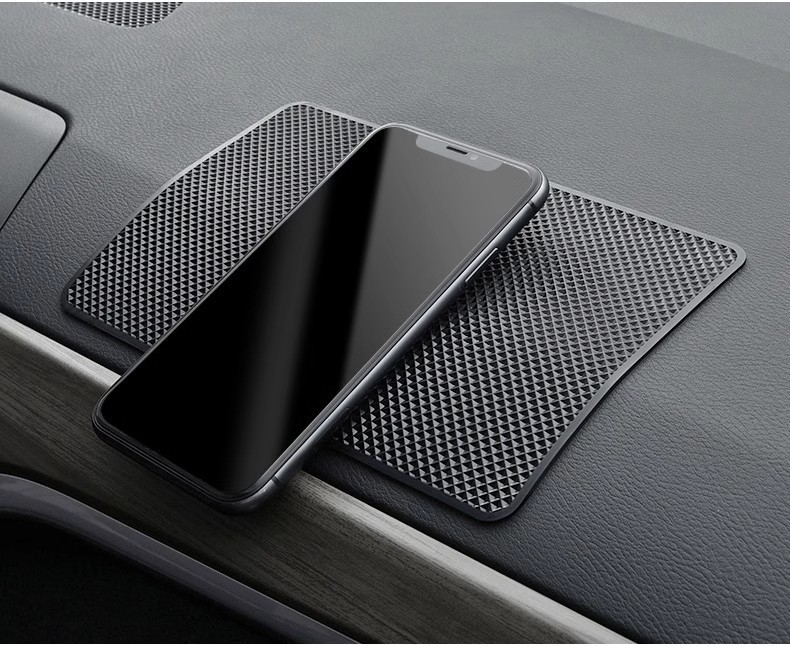 Car Anti-Slip Mat, Car Ornaments, Adhesive Sheet, Car Center Console Accessories, Fixed Storage Rubber Pad