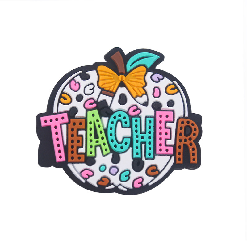 Productos para bebés Día del Maestro de dibujos animados Apple Tecla creativo DIY baby molar chupeta anti-caída accesorios de cadena