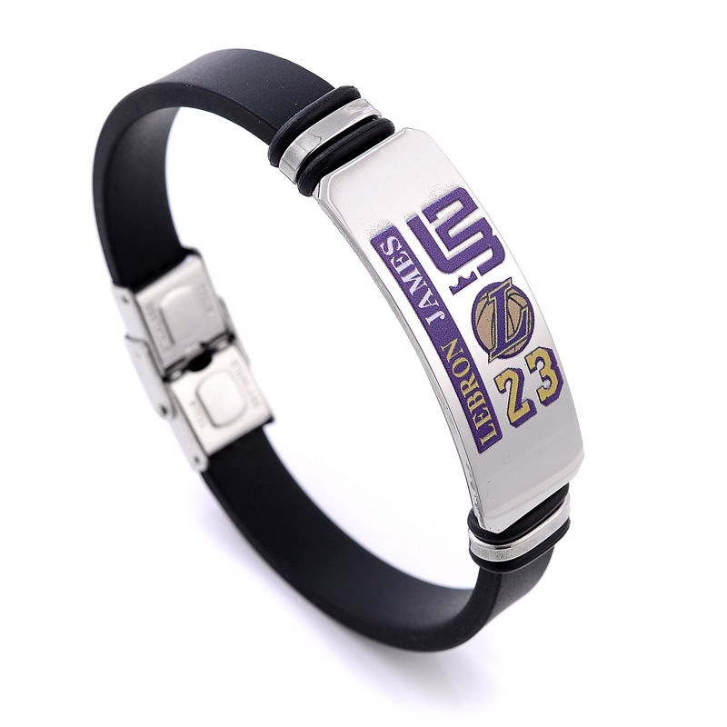 스테인레스 스틸 팔찌 (실버 컬러 사진) 제임스