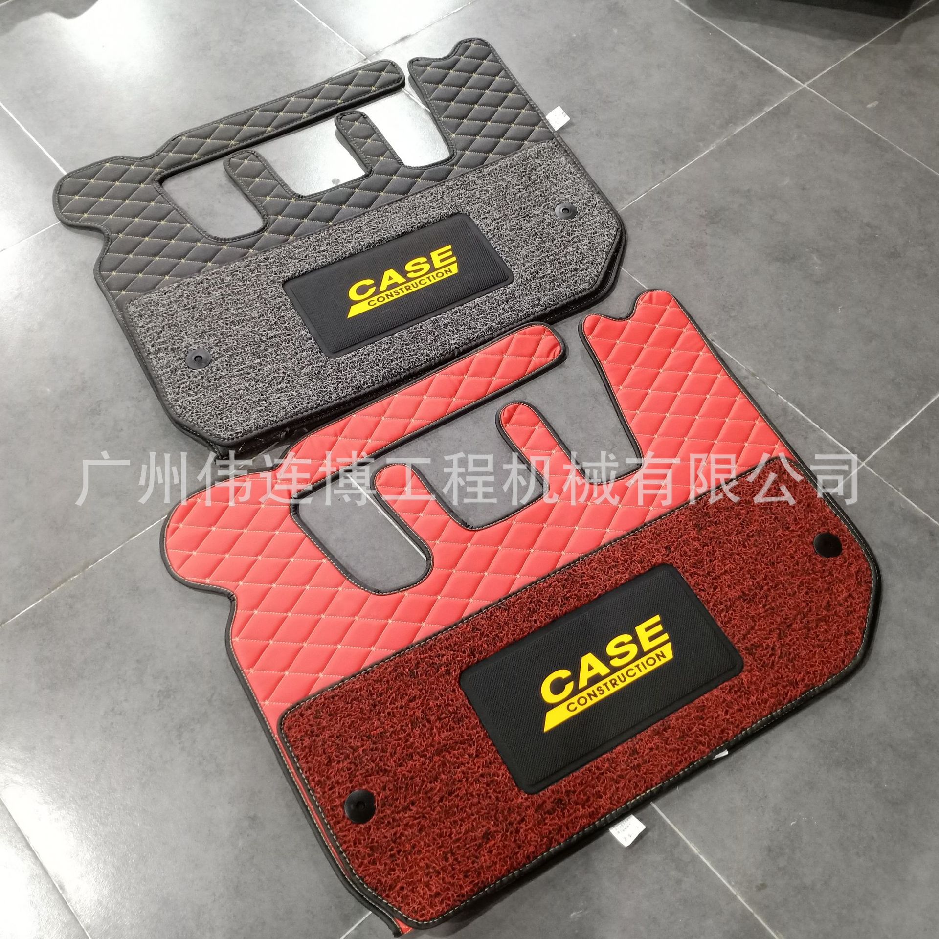 供应挖掘机凯斯CS210B 220B 240B 290B驾驶室地板胶新款双层脚垫