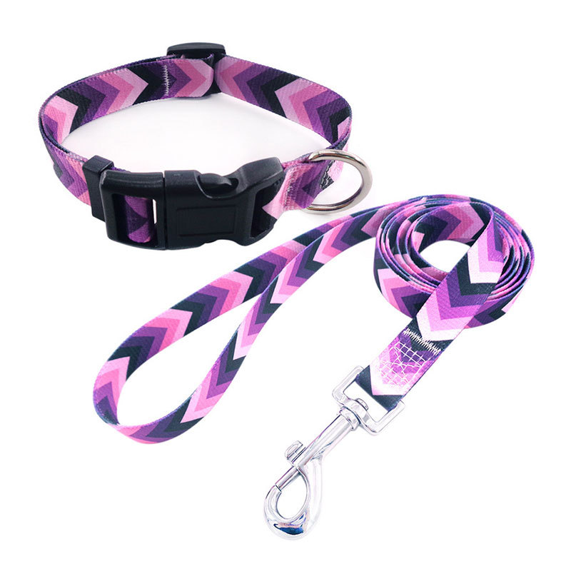 Fuente fabricante de perros de mascotas collar de cuerda de tracción conjunto de perros de tamaño pequeño y medio collar de mascotas perros de gato collar de cuerda de tracción