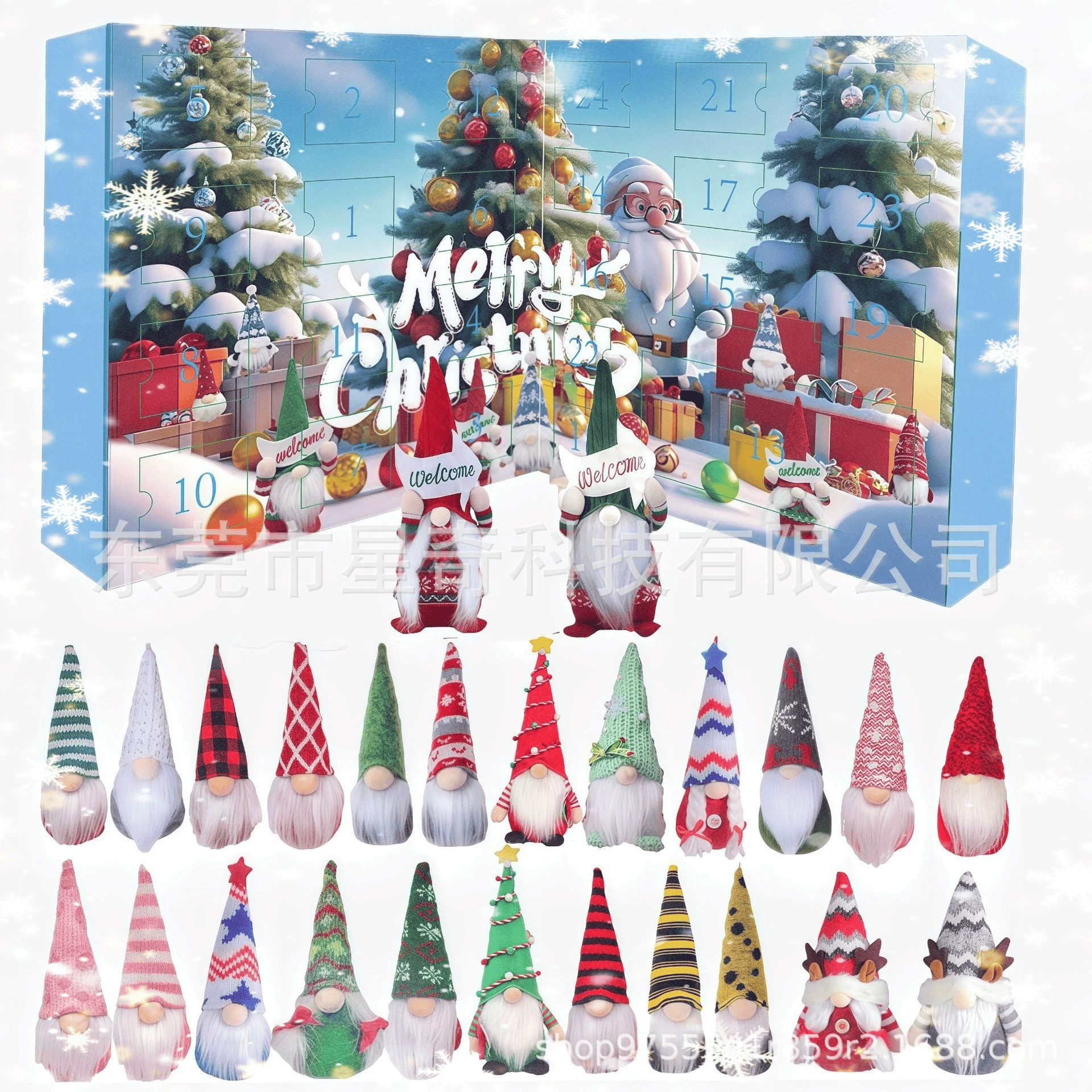 Рождественский гном Advent Calendar Cross-border 2025 рождественский гном Advent Calendar