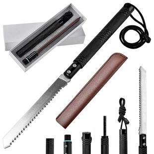 Camping tool saw outdoor survival multi-function saw firewood stove tool saw Wood can make fire and survive in the wilderness