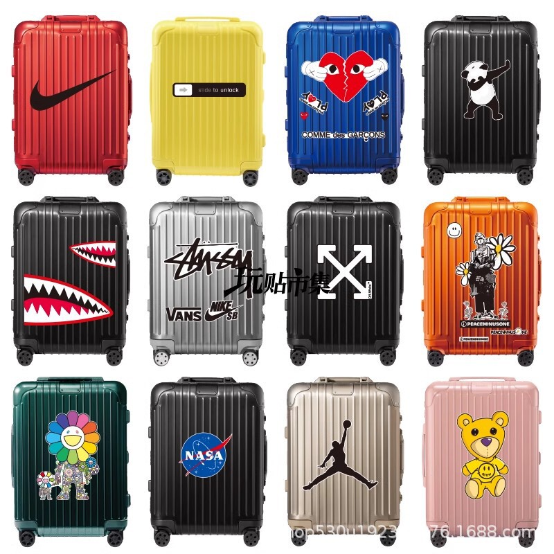 [Tide Brand Big Zhang] Personality Trend Sunflower Ling Kawakubo Sticker Luggage Suitcase Decoration Waterproof Sticker