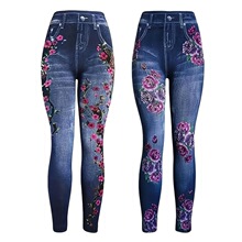 E 76524 Women's Denim Leggings ��ţ�д�׿� �羳����ѷŷ����