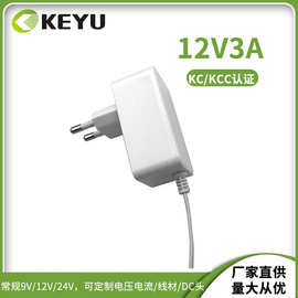 12V2A2.5A电源适配器美规按摩美甲灯风扇插墙式24V1A1.5A开关电源