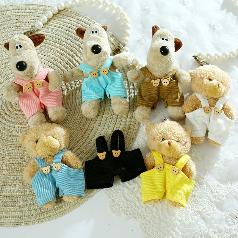 ベビーパンツ 10cm ペンダント ベビー服 15cm ペインドッグ人形 サスペンダーパンツ コットンドール 人形服 ショーツ|undefined