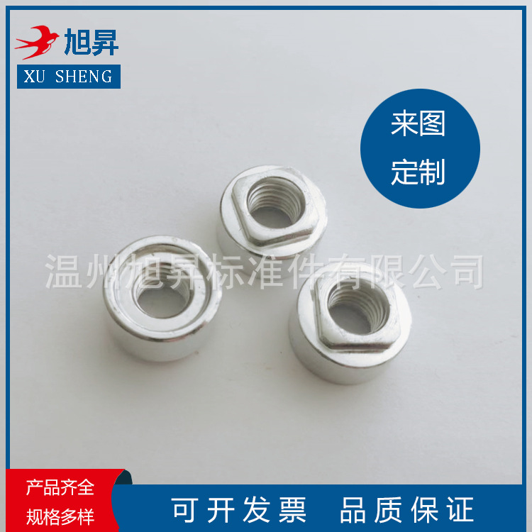 厂家供应  圆螺母 四方螺母 异形螺母 非标螺母 冲压件螺母